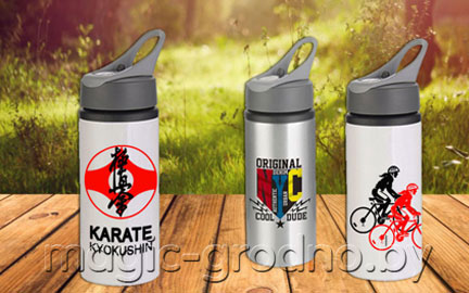 Печать на кружках Фляги с фото